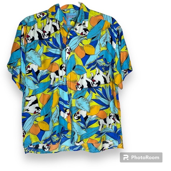 Big Dogs Tops Vintage Big Dogs California Lemons Short Sleeve